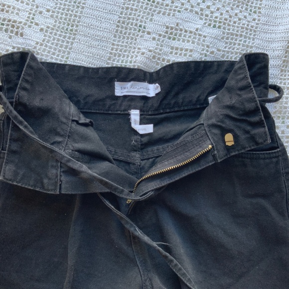 Black Denim Shorts Urban Planet - Picture 5 of 5